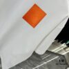6931a28eccd8ab3d7af96a3f Hermes 2025 Spring Collection Short Sleeve Shirt, Hand-Customized Logo at Chest, Pure Cotton Fabric with Gold Thread Embroidery, Classic Buttoned Hem, OS Drop-Shoulder Fit
