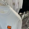 6931a28fccd8ab3d7af96a57 Hermes 2025 Spring Collection Short Sleeve T-Shirt with Handcrafted Logo, Premium 260g Cotton Fabric, OS Drop-Shoulder Design, Unisex and Versatile