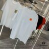 6931a290ccd8ab3d7af96a69 Hermes 2025 Spring Collection Short Sleeve Shirt, Hand-Customized Logo at Chest, Pure Cotton Fabric with Gold Thread Embroidery, Classic Buttoned Hem, OS Drop-Shoulder Fit