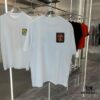 6931a291ccd8ab3d7af96a74 Hermes 2025 Spring Collection Short Sleeve T-Shirt with Handcrafted Logo at Chest
