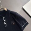6931a294ccd8ab3d7af96aa2 High-Quality Hermès 2025 Spring/Summer New Men's Notched Collar Short-Sleeve T-Shirt