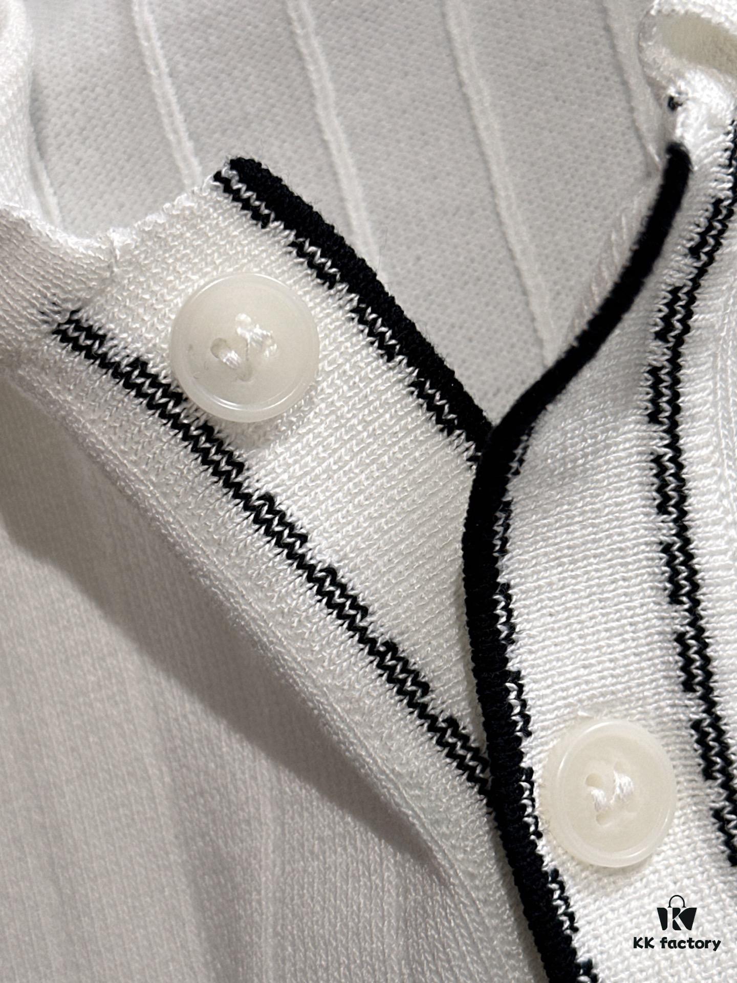 6931a295ccd8ab3d7af96aac High-Quality Hermès 2025 Spring/Summer New Men's Notched Collar Short-Sleeve T-Shirt