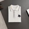 6931a295ccd8ab3d7af96ab1 High-Quality Hermès 2025 Spring/Summer New Men's Notched Collar Short-Sleeve T-Shirt
