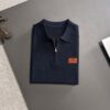 6931a295ccd8ab3d7af96aba High-Quality Hermès 2025 Spring/Summer New Men's Collared Short-Sleeve T-Shirt