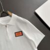 6931a296ccd8ab3d7af96abd High-Quality Hermès 2025 Spring/Summer New Men's Notched Short-Sleeve T-Shirt
