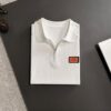 6931a296ccd8ab3d7af96ac3 High-Quality Hermès 2025 Spring/Summer New Men's Notched Short-Sleeve T-Shirt