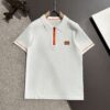 6931a298ccd8ab3d7af96af0 High-Quality Hermès 2025 Spring/Summer New Men's Collared Short-Sleeve T-Shirt