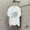 6931a29accd8ab3d7af96b19 Hermes 2025 Spring/Summer New Arrival Building Block Horse Print Custom Double Gauze Plain Cotton Short Sleeve T-Shirt Unisex