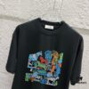 6931a29bccd8ab3d7af96b22 Hermes 2025 Spring/Summer New Arrival Building Block Horse Print Custom Double-Gauze Plain Cotton Short-Sleeve T-Shirt Unisex