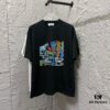 6931a29bccd8ab3d7af96b23 Hermes 2025 Spring/Summer New Arrival Building Block Horse Print Custom Double-Gauze Plain Cotton Short-Sleeve T-Shirt Unisex