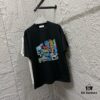 6931a29bccd8ab3d7af96b24 Hermes 2025 Spring/Summer New Arrival Building Block Horse Print Custom Double-Gauze Plain Cotton Short-Sleeve T-Shirt Unisex