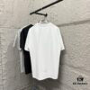 6931a29bccd8ab3d7af96b2e Hermes 2025 Spring/Summer New Arrival Mechanical Horse Print Custom Double Gauze Plain Cotton Short Sleeve T-Shirt Unisex