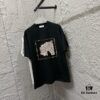 6931a29cccd8ab3d7af96b36 Hermes 2025 Spring/Summer New Arrival Mechanical Horse Print Custom Double Gauze Plain Cotton Short Sleeve T-Shirt Unisex