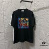6931a29cccd8ab3d7af96b3d Hermes+ 2025 Spring/Summer New Arrival Classic Totem Abstract Line Horse Print Custom Double Gauze Plain Cotton Short Sleeve T-Shirt Unisex
