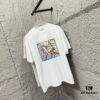 6931a29dccd8ab3d7af96b48 Hermes+ 2025 Spring/Summer New Arrival Classic Totem Abstract Line Horse Print Custom Double Gauze Plain Cotton Short Sleeve T-Shirt Unisex
