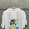 6931a29eccd8ab3d7af96b66 Hermes 2025 Spring/Summer New Arrival Sky Sea Freedom Boat Print Custom Double Gauze Plain Cotton Short Sleeve T-Shirt Unisex