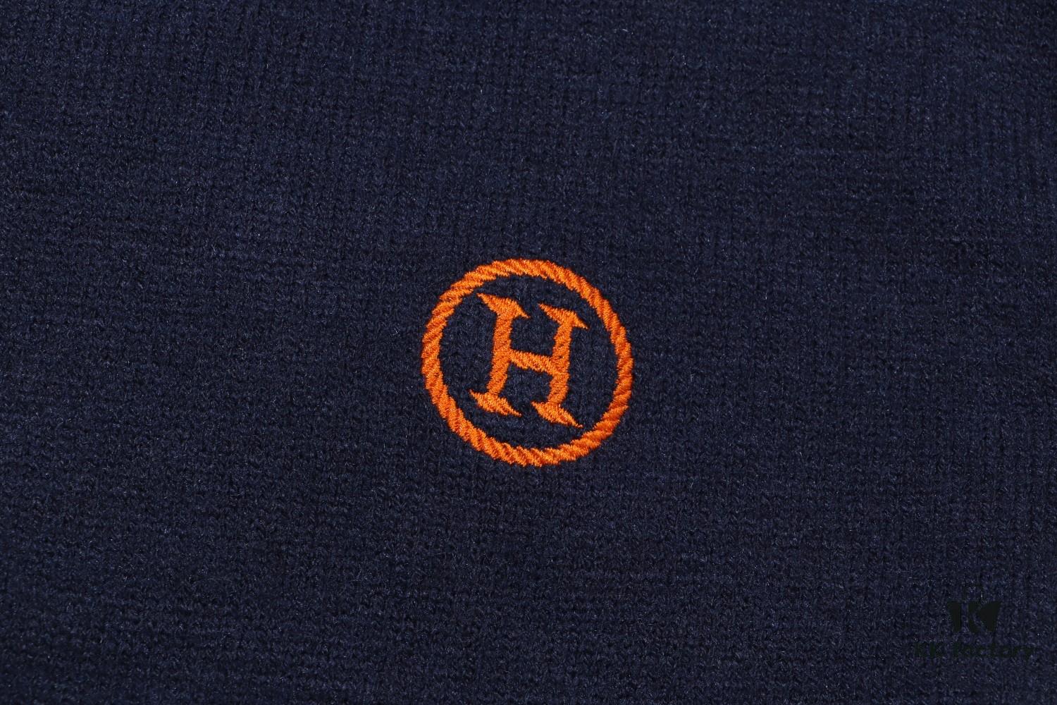 Hermes HERMES Full-Print Double G Jacquard Round-Neck Sweater
