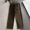 6931a2a5ccd8ab3d7af96bd8 Hermes 2024 Autumn/Winter New Elastic Waist Casual Pants, Fleece-Lined and Thickened, Premium Custom Fabric, Breathable and Comfortable, Exquisite Details, Brand-Inspired Design, Soft and Smooth Texture, Refined Leisure Cut with Excellent Fit