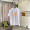 Hermes 2025 Spring/Summer New Arrival Personalized Logo Print Custom Fabric 300g Short Sleeve T-Shirt Unisex