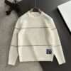 6931a2a6ccd8ab3d7af96bec Hermès 2024 Autumn-Winter New Round Neck Wool Blend Sweater, Official Store Bestseller, Embroidered Logo, Premium Craftsmanship