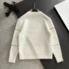 6931a2a6ccd8ab3d7af96bf4 Hermès 2024 Autumn-Winter New Round Neck Wool Blend Sweater, Official Store Bestseller, Embroidered Logo, Premium Craftsmanship
