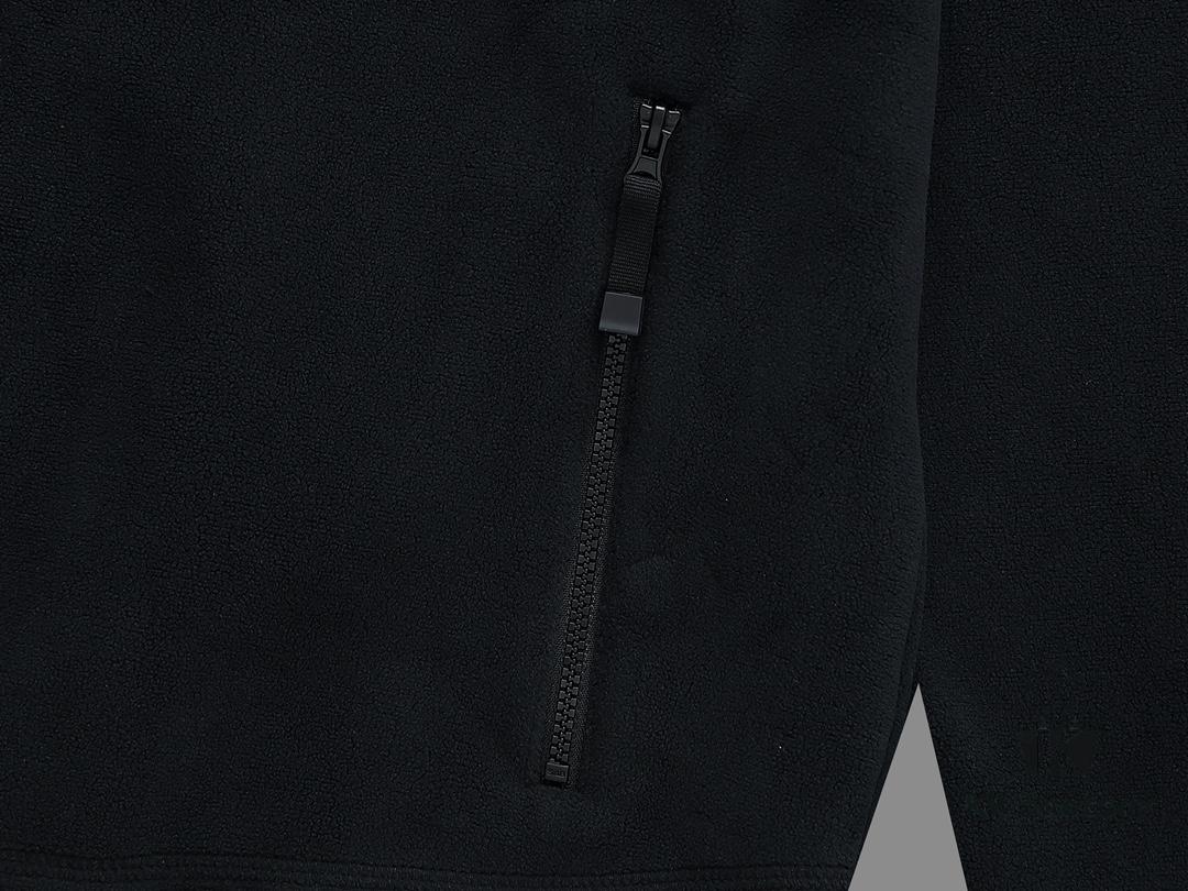 6931a2a9ccd8ab3d7af96c28 Hermès (Complete Three Labels) 2024 Fall/Winter Men's Cardigan Crewneck Jacket, Imported Double-Sided Fleece Fabric