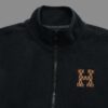 6931a2afccd8ab3d7af96c8f Hermes (Complete Three Labels) 2024 Autumn-Winter Men's Cardigan Crewneck Jacket, Imported Double-Sided Fleece Fabric from Germany