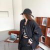 The North Face New Arrival Baseball Jacket Flight Jacket Unisex Casual Coat