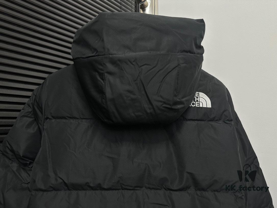 6931a2cdccd8ab3d7af96ec3 THE NORTH FACE NEVER STOP EXPLORING Series Long-Length Down Jacket - Unisex Workwear Style with Hood, Waterproof and Windproof Fabric, 800 Fill Power White Goose Down