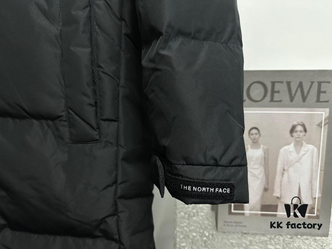 6931a2cdccd8ab3d7af96ec5 THE NORTH FACE NEVER STOP EXPLORING Series Long-Length Down Jacket - Unisex Workwear Style with Hood, Waterproof and Windproof Fabric, 800 Fill Power White Goose Down