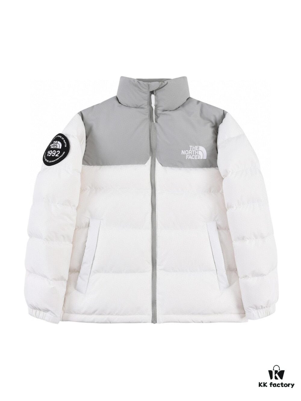 6931a2d8ccd8ab3d7af96f95 THE NORTH FACE 1992 Cloud Print Black Down Jacket - Unisex (Top Version)