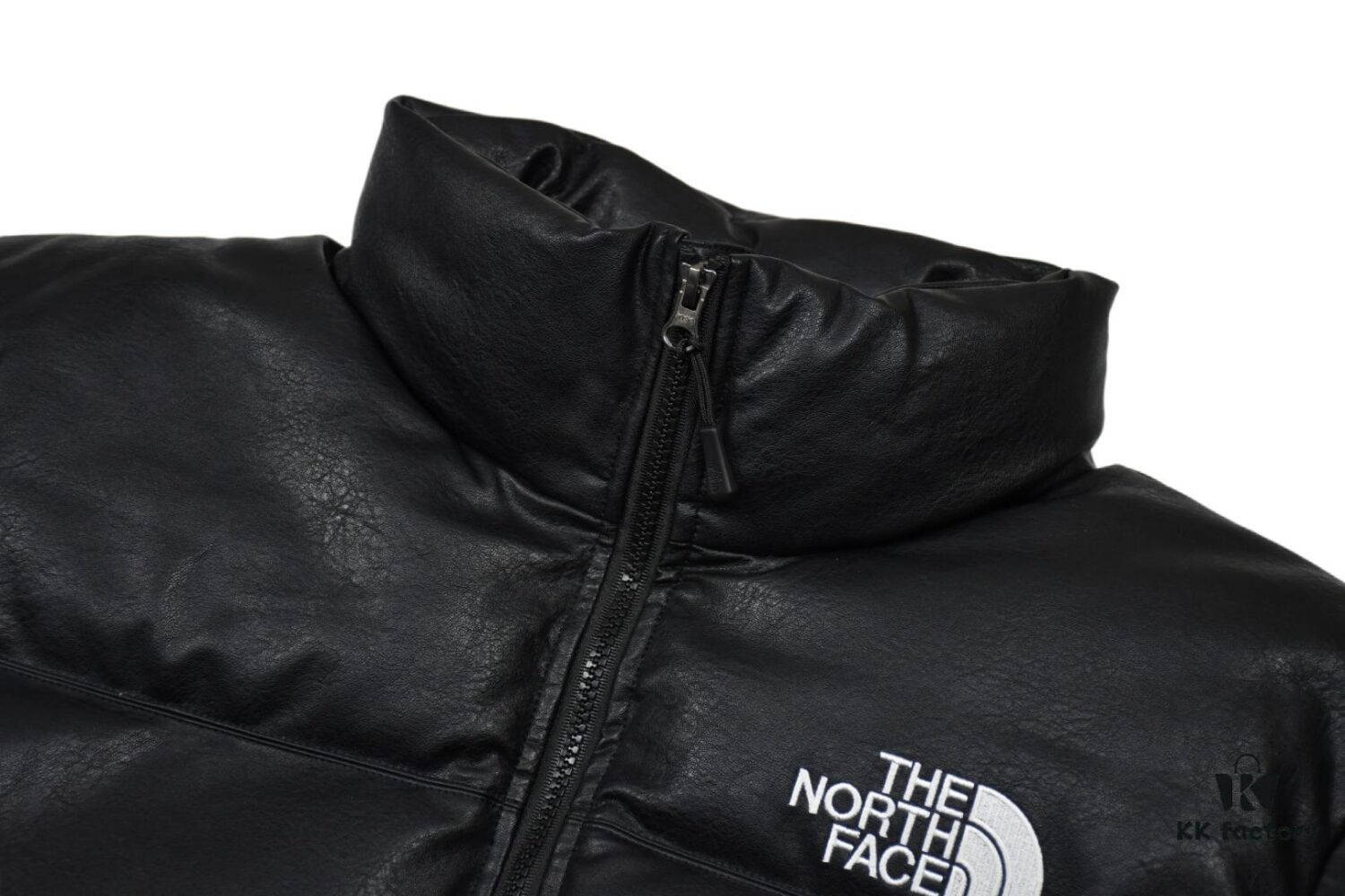 Supreme x The North Face 17FW Leather Nuptse Jacket - Premium Down Jacket with Genuine Leather