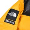 6931a2e3ccd8ab3d7af97073 Supreme x The North Face 17FW Leather Nuptse Jacket - Premium Down Puffer with Genuine Leather