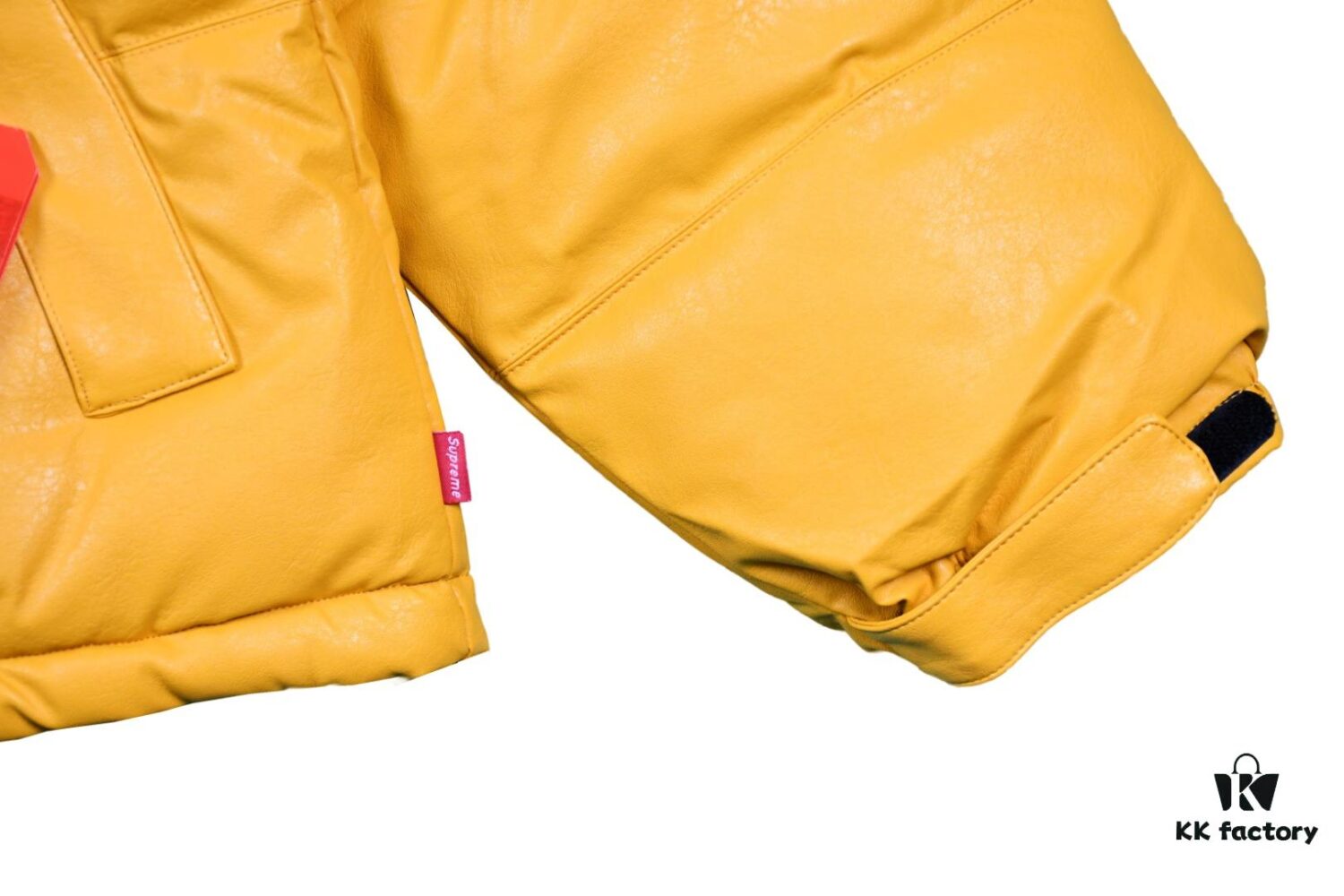 6931a2e3ccd8ab3d7af97074 Supreme x The North Face 17FW Leather Nuptse Jacket - Premium Down Puffer with Genuine Leather