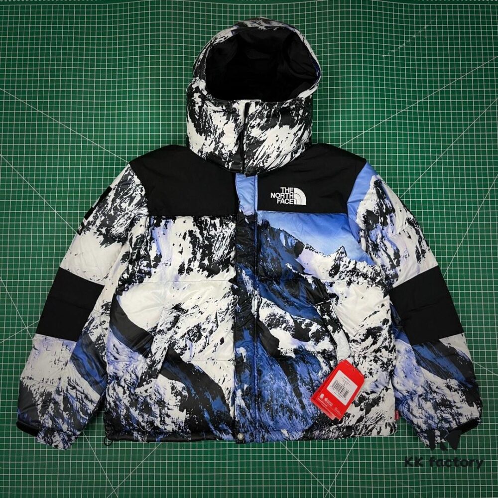 6931a2e3ccd8ab3d7af97076 Supreme x THE NORTH FACE Mountain Baltoro Jacket 17FW Snow Mountain Down Jacket