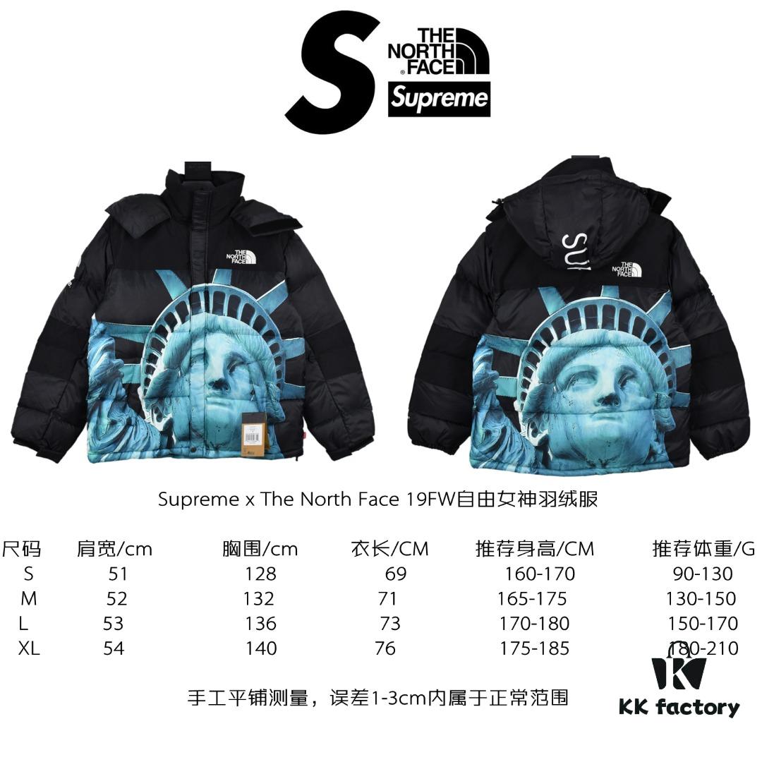 6931a2e7ccd8ab3d7af970b4 Supreme 19FW Week 10 x The North Face Goddess of Liberty Down Jacket