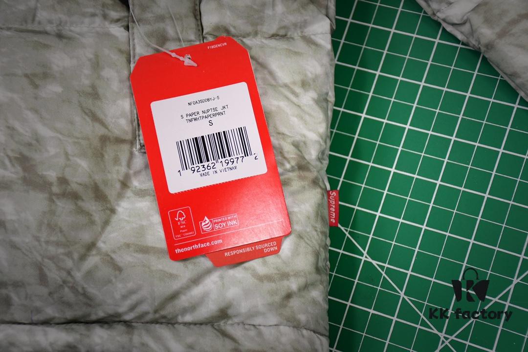 6931a2e7ccd8ab3d7af970bd Supreme FW19 The North Face Paper Print Nuptse Jacket - Exclusive Quality Replica