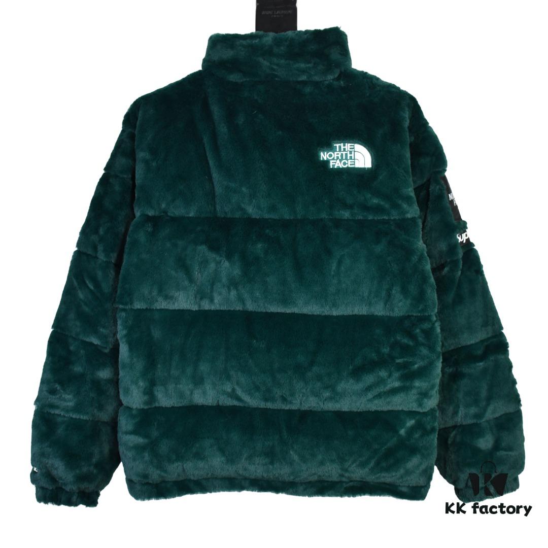 Supreme Week16 X The North Face Faux Fur Nuptse Coated Down Jacket
