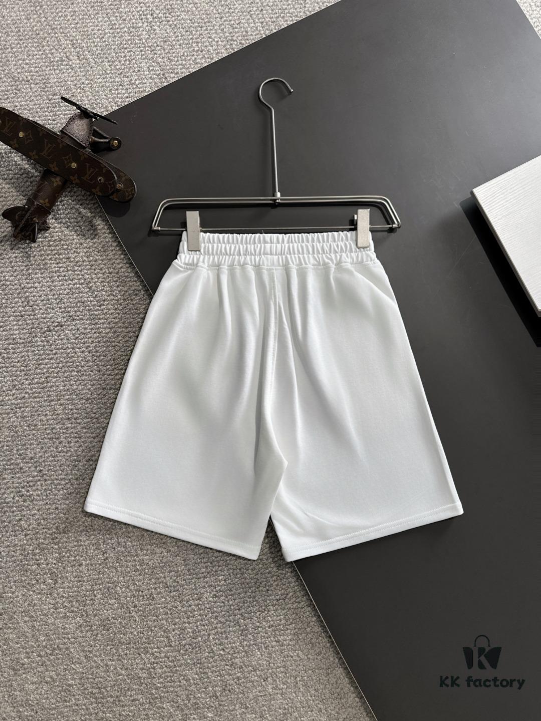 6931a2ffccd8ab3d7af9728e CANADA GOOSE 2025 Spring/Summer New Arrival Casual Loose Solid Color Shorts with Elastic Waistband