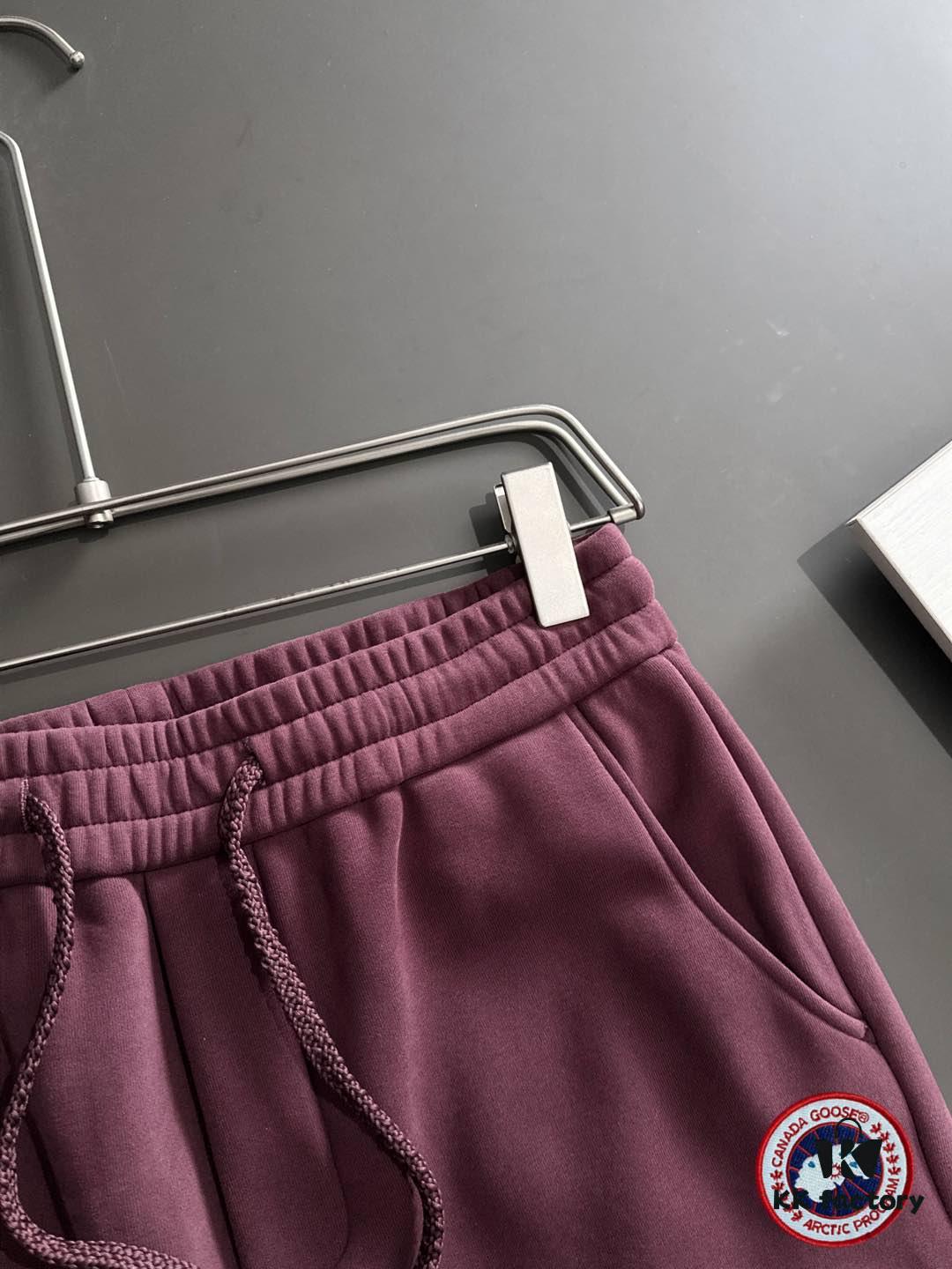 6931a304ccd8ab3d7af972e9 Large Goose 2024 Autumn/Winter New Casual Elastic Waist Pants, Fleece-Lined and Thickened, Premium Custom Fabric, Breathable and Comfortable, Exquisite Details, Brand-Inspired Design, High-Quality Craftsmanship, Soft and Smooth Touch