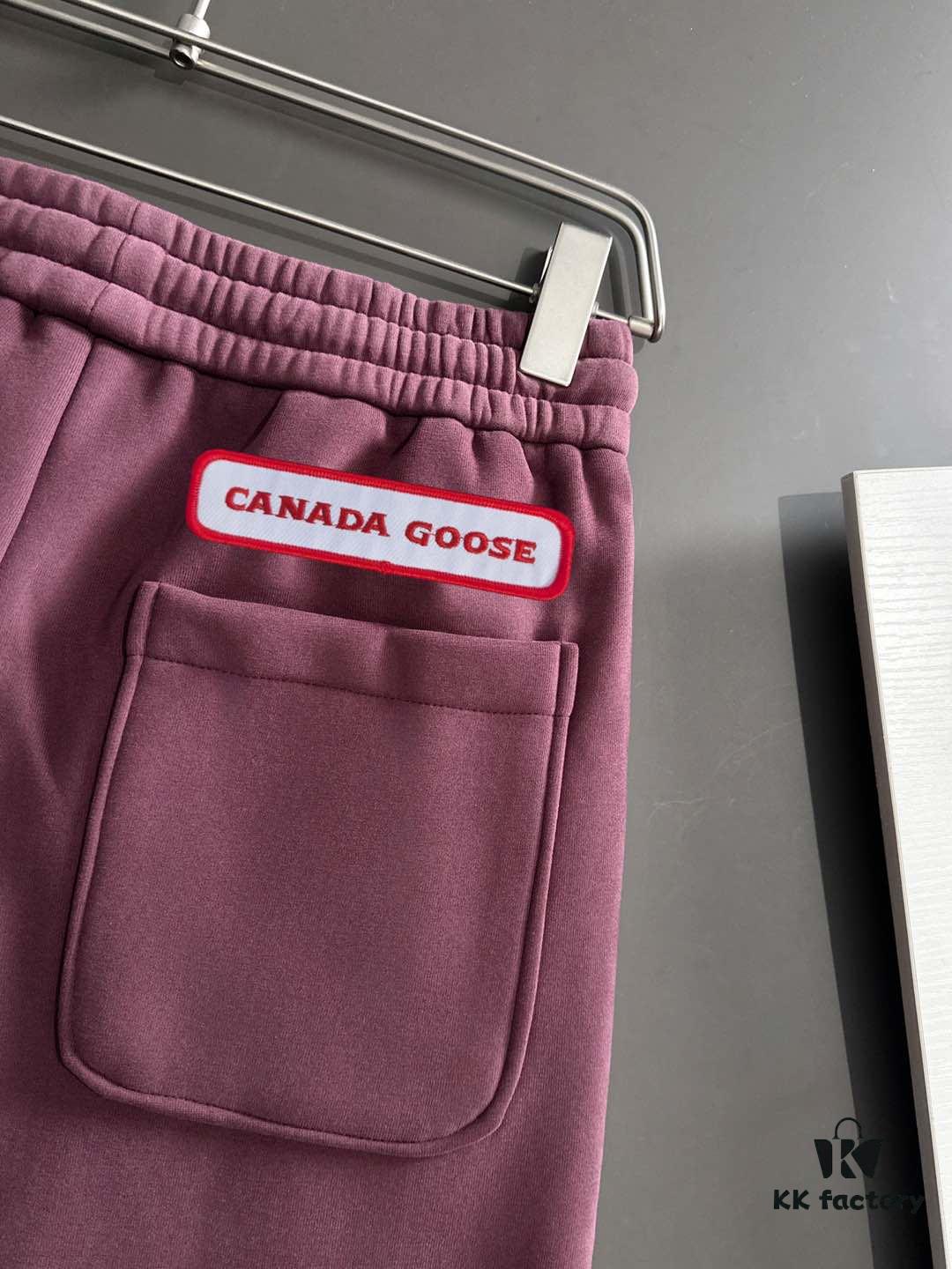 6931a304ccd8ab3d7af972ed Large Goose 2024 Autumn/Winter New Casual Elastic Waist Pants, Fleece-Lined and Thickened, Premium Custom Fabric, Breathable and Comfortable, Exquisite Details, Brand-Inspired Design, High-Quality Craftsmanship, Soft and Smooth Touch