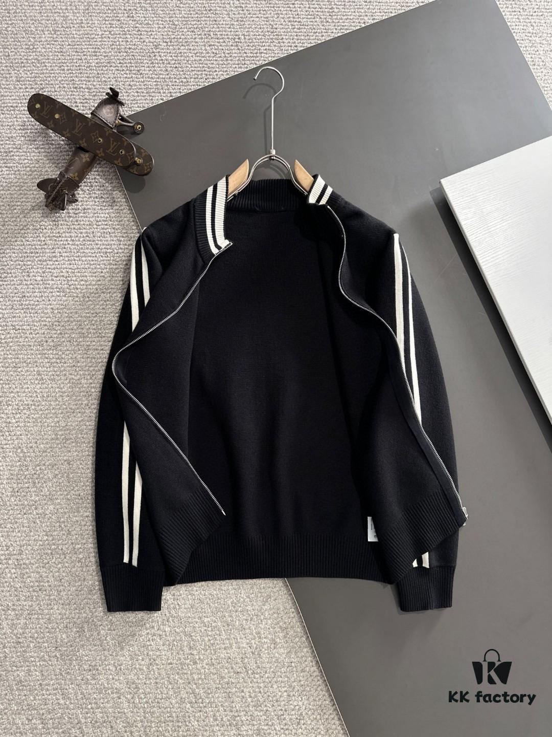 6931a305ccd8ab3d7af972ff Canada Goose 2024 Autumn-Winter New Lapel Cardigan Sweater, Premium Wool Blend Knitwear with Embroidered Logo, Fashionable Tailored Fit