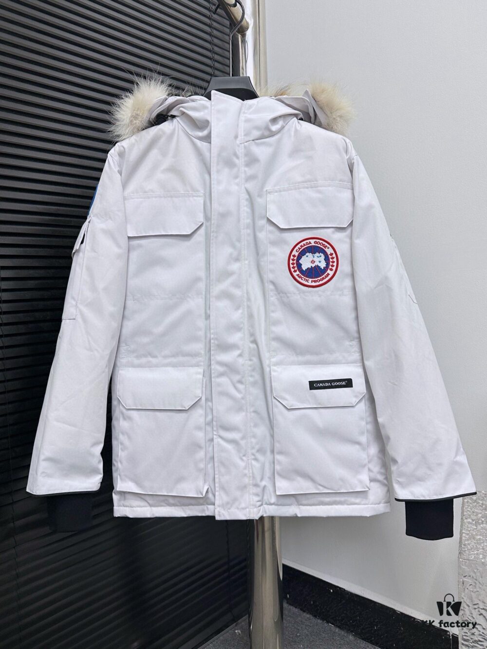 6931a310ccd8ab3d7af973cd Canada Goose Expedition Parka 08 Mens/Womens Unisex Mid-Length Winter Coat - Top Tier Replica Version with Optional Arctic Wolf Fur Trim