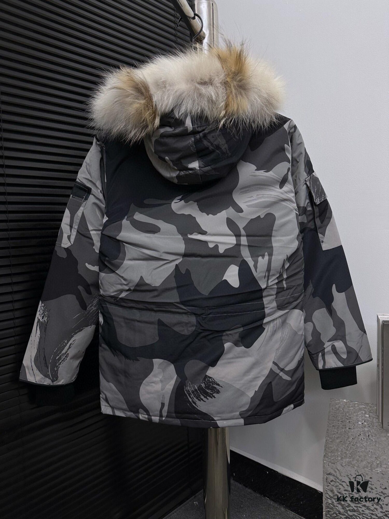 6931a311ccd8ab3d7af973e4 Canada Goose Expedition Parka 08 Men's and Women's Unisex Mid-Length Winter Coat - Top Counterfeit Version with Black Color (Wolf Fur Optional)