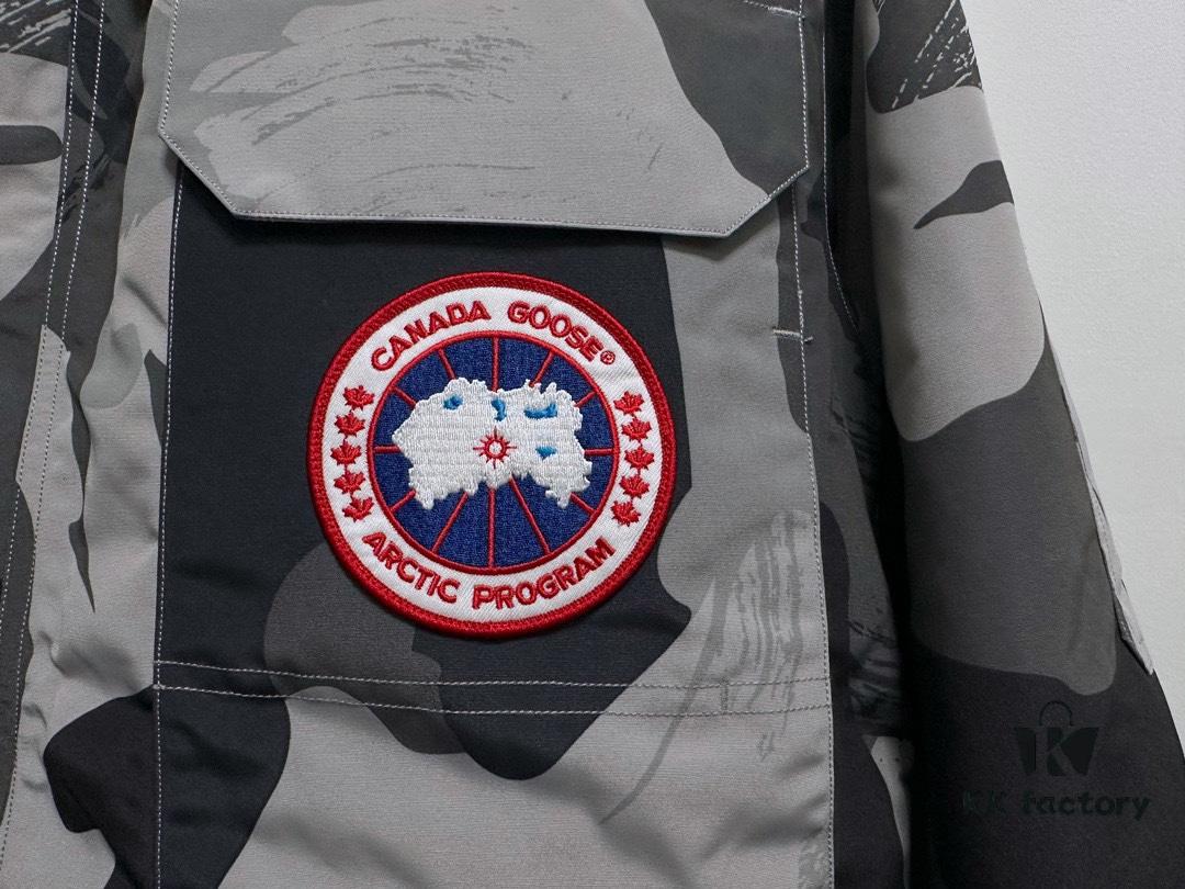 6931a311ccd8ab3d7af973e8 Canada Goose Expedition Parka 08 Men's and Women's Unisex Mid-Length Winter Coat - Top Counterfeit Version with Black Color (Wolf Fur Optional)