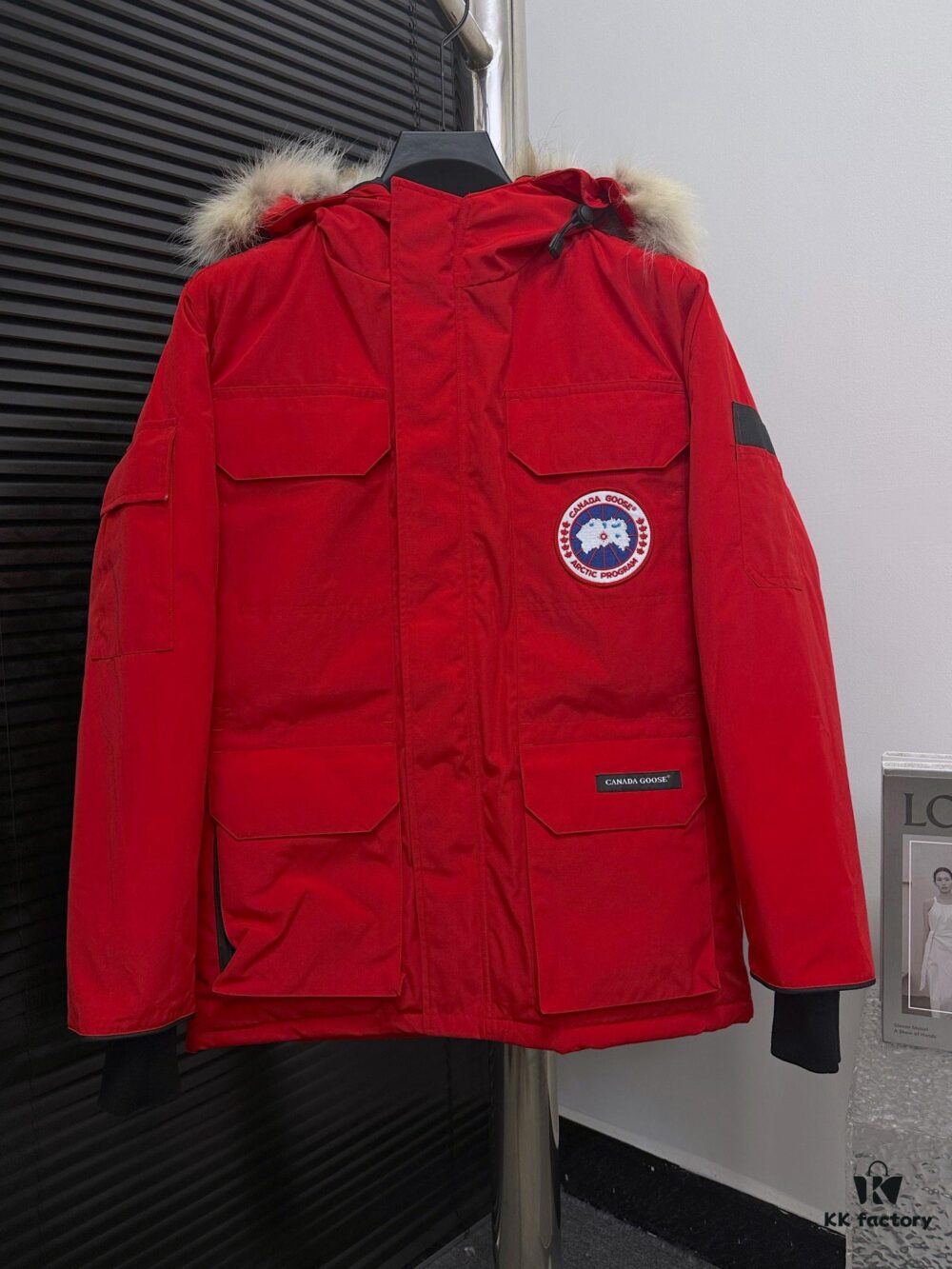 6931a312ccd8ab3d7af973ef Canada Goose 24 New Arrival 08 Model Unisex Expedition Parka - Black (Wolf Fur Collar Optional)