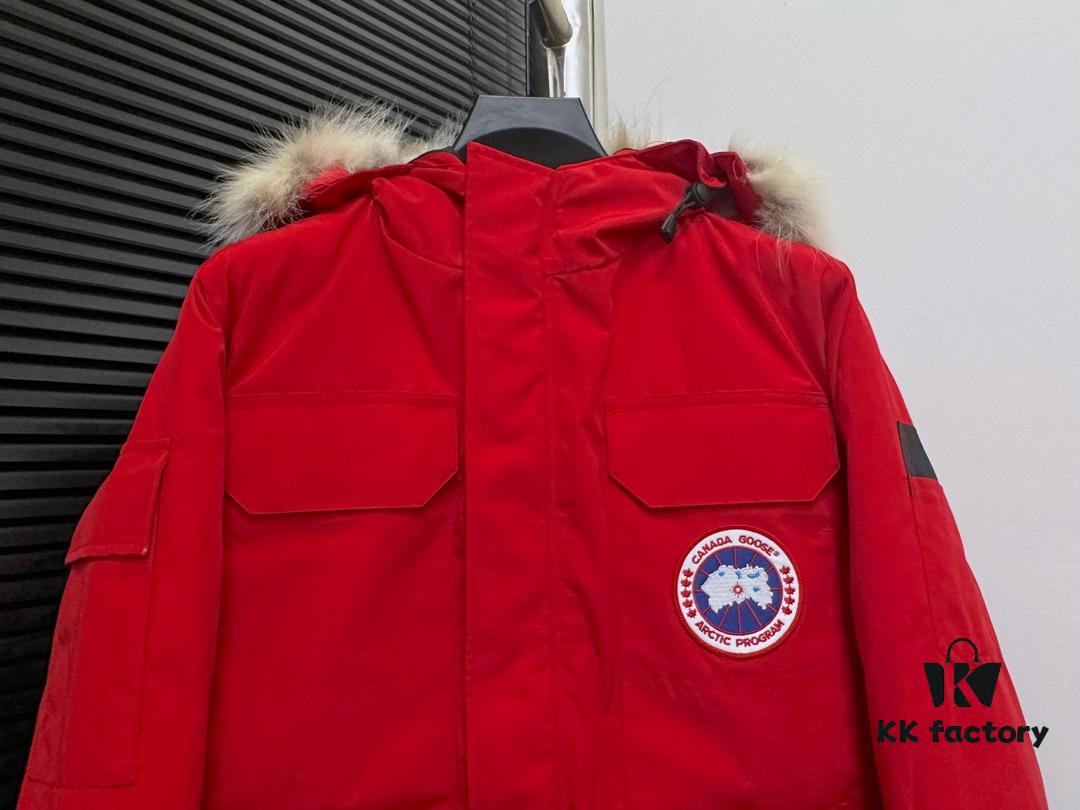6931a312ccd8ab3d7af973f3 Canada Goose 24 New Arrival 08 Model Unisex Expedition Parka - Black (Wolf Fur Collar Optional)