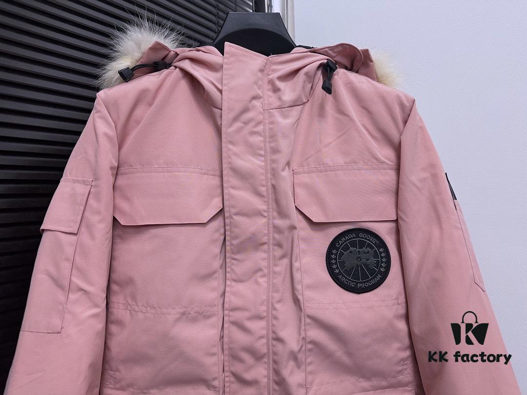 6931a312ccd8ab3d7af973fe Canada Goose Expedition Parka 08 Men's and Women's Unisex Mid-Length Winter Coat - Top-Tier Proxy Purchase Version (Wolf Fur Collar Optional)