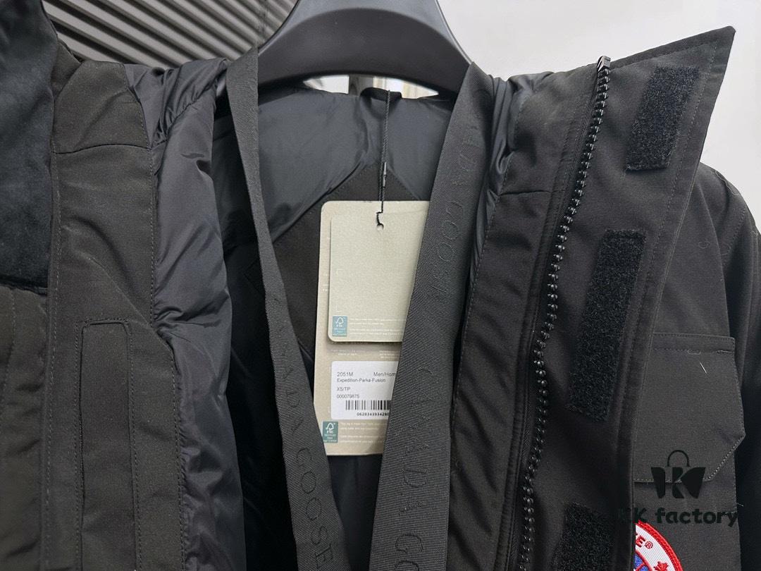 6931a315ccd8ab3d7af97431 Canada Goose Expedition Parka 08 Mens/Womens Unisex Mid-Length Winter Coat - Premium Version with Black Color (Optional Arctic Wolf Fur Trim)