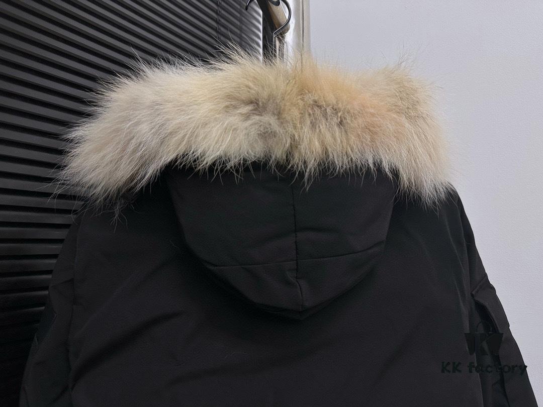 6931a315ccd8ab3d7af97432 Canada Goose Expedition Parka 08 Mens/Womens Unisex Mid-Length Winter Coat - Premium Version with Black Color (Optional Arctic Wolf Fur Trim)